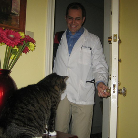 Adam Behrens VMD and Buster